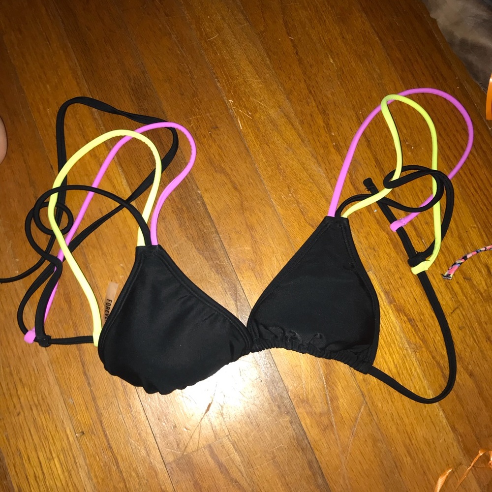 Forever 21 colorful triangle bikini